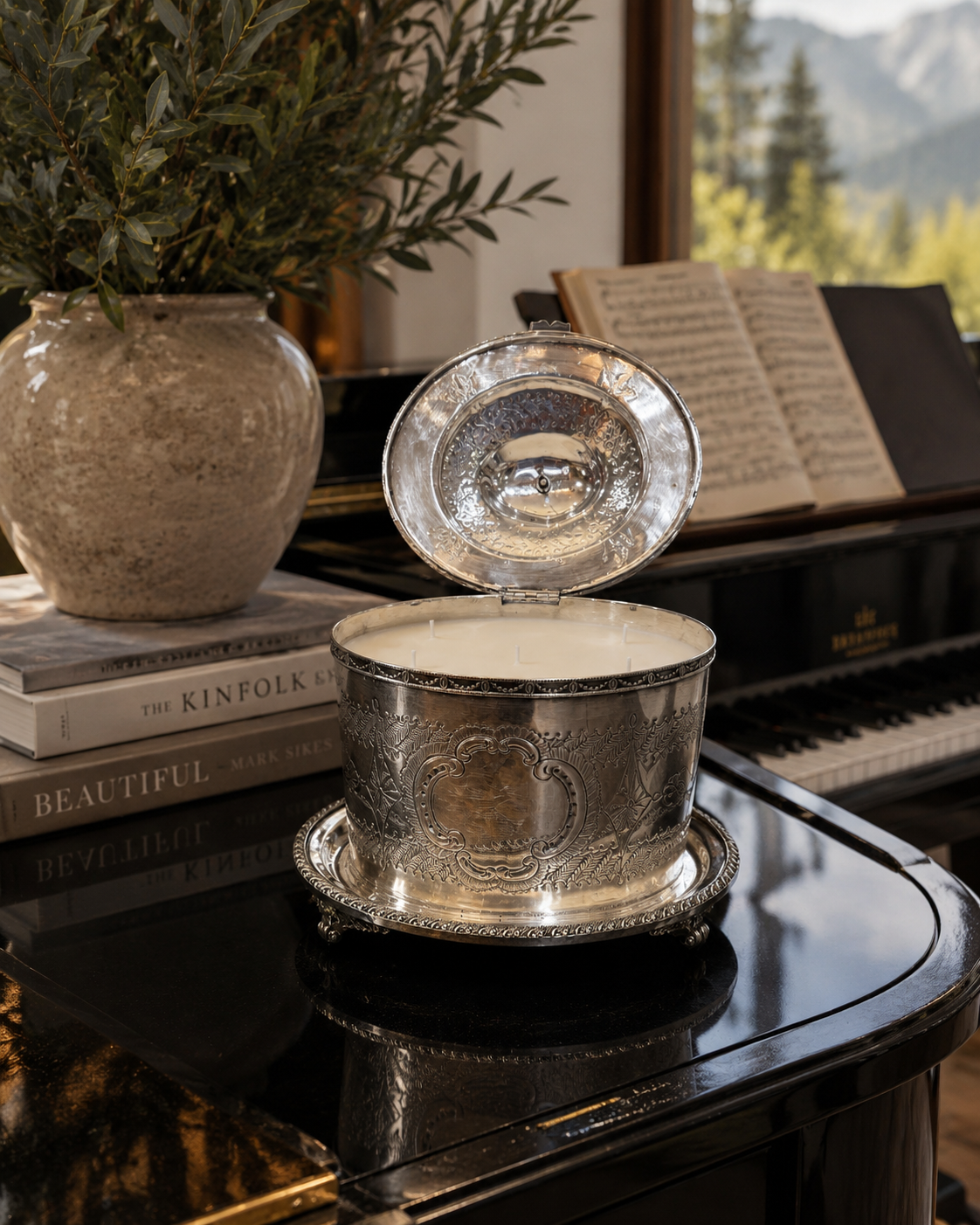 Antique Victorian Silver-Plated Biscuit Barrel