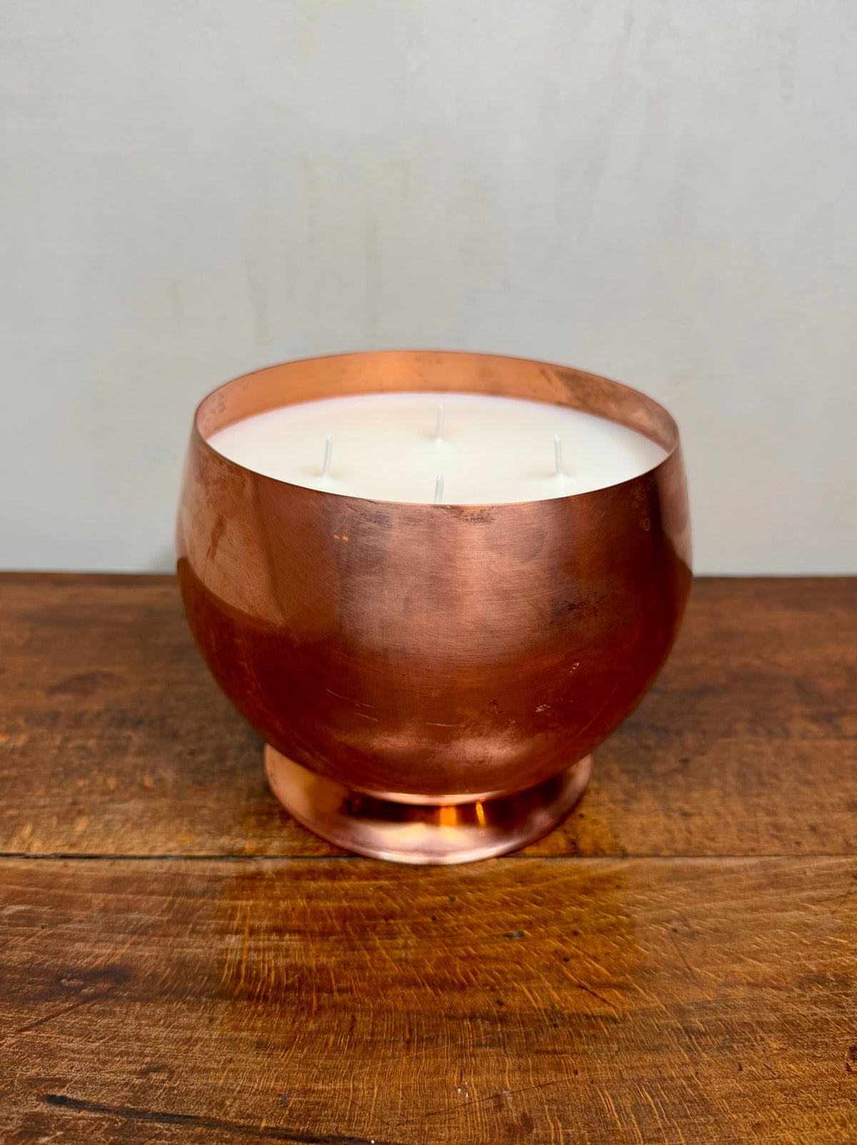 Vintage Coppercraft Copper Pedestal Bowl