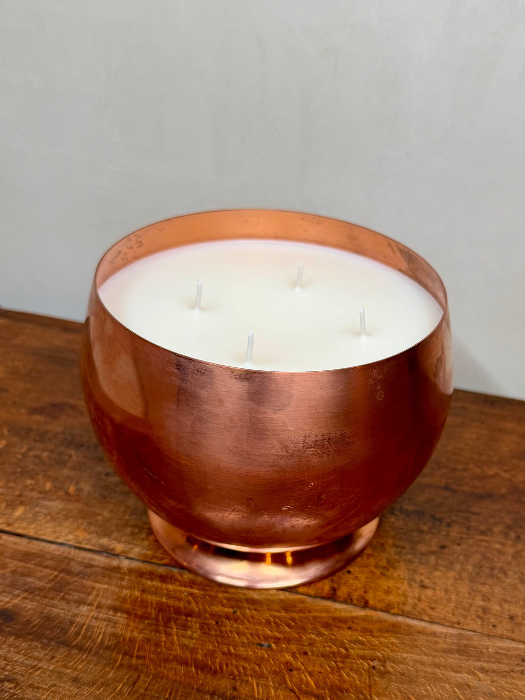 Vintage Coppercraft Copper Pedestal Bowl