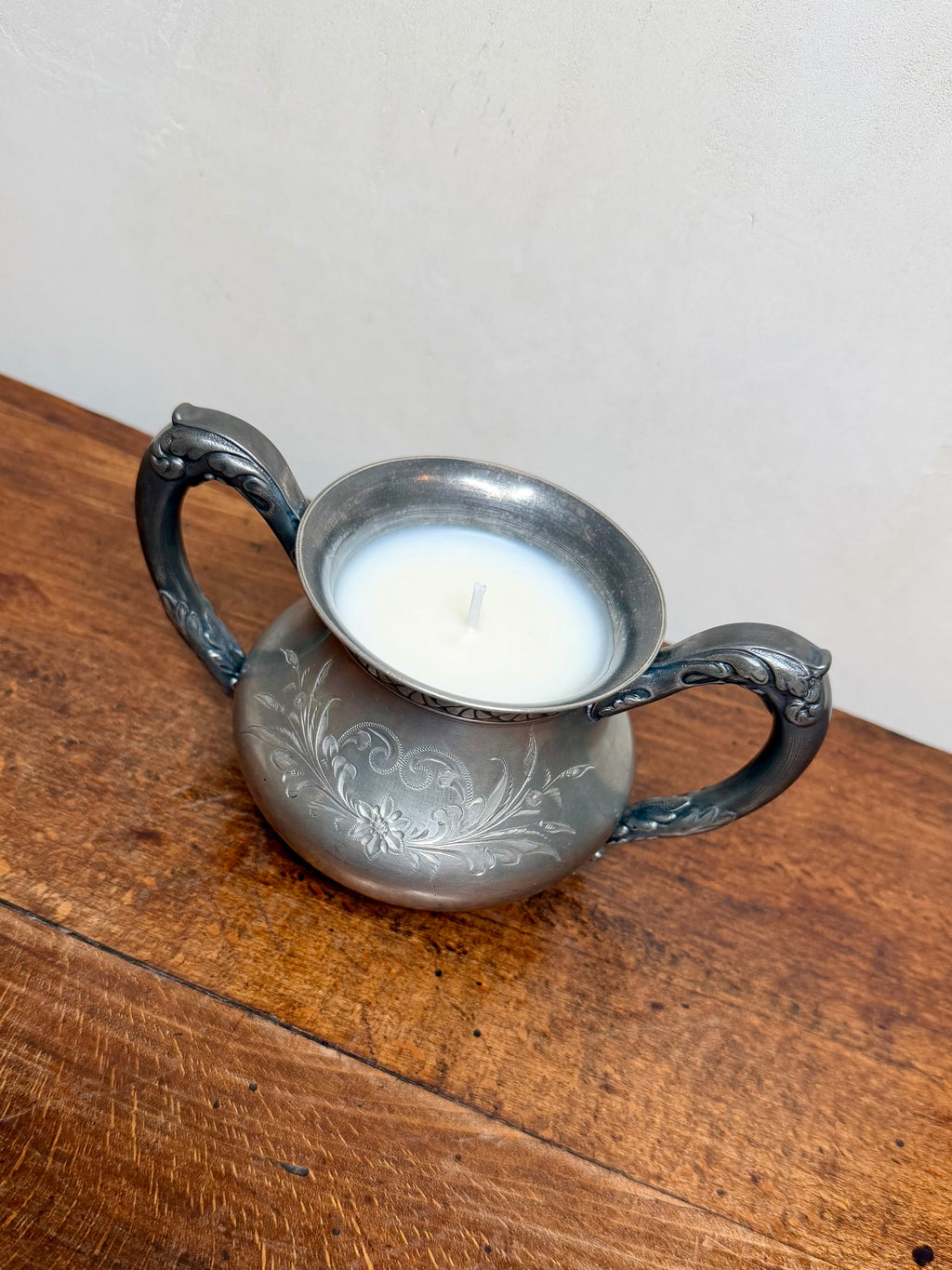 Vintage Wilcox Quadruple-Plated Silver Sugar Bowl