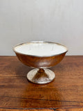 Vintage Etched Silver-Plated Footed Bowl