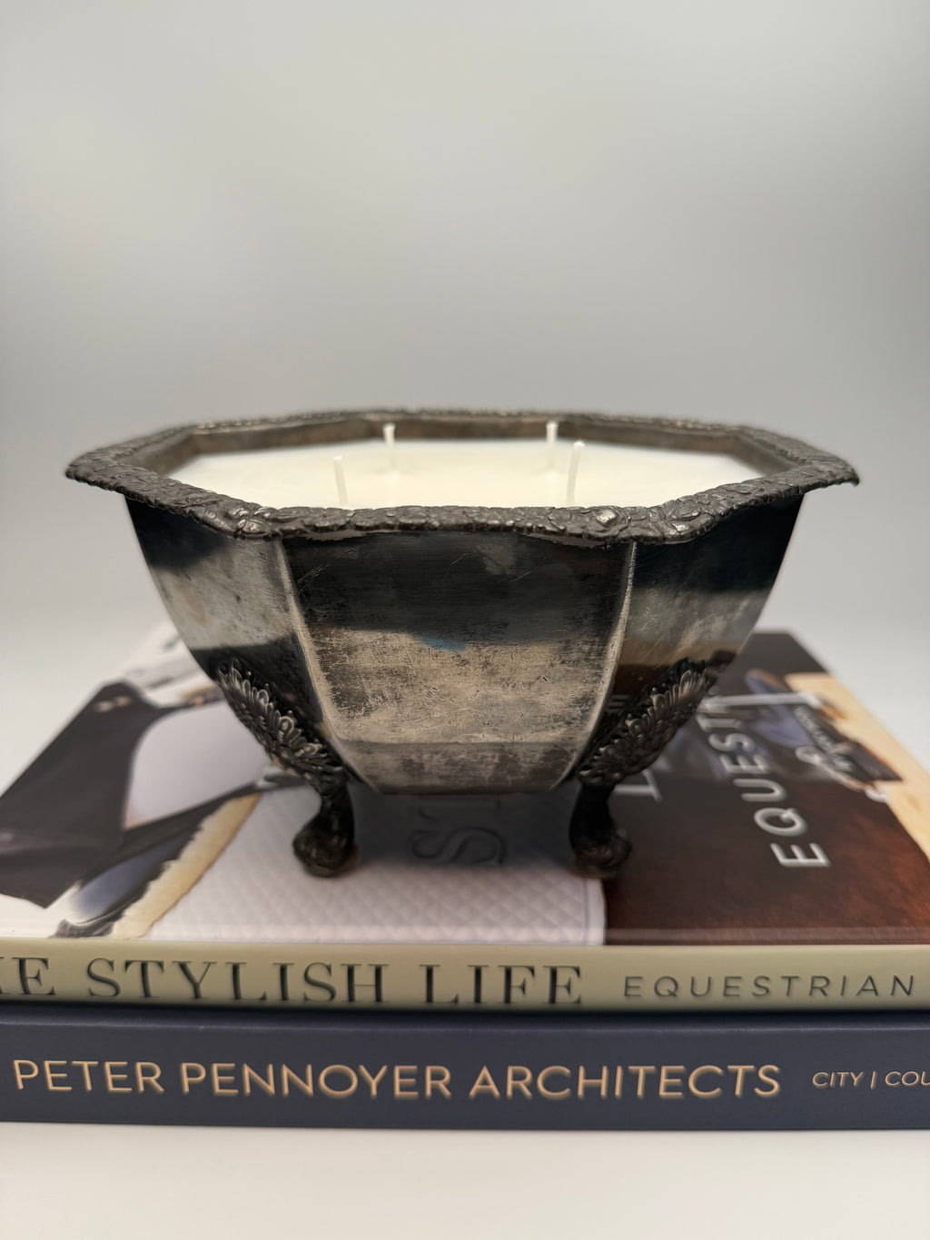 Vintage E.G. Webster Silver-plated Footed Bowl