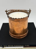 Vintage Hand-hammered Copper Bucket