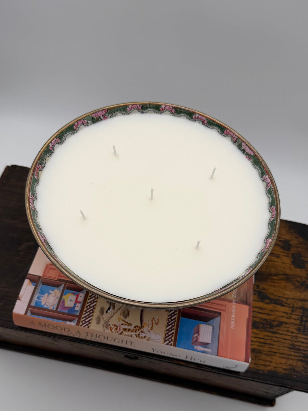 Vintage Chinese Porcelain Famille Rose Medallion Bowl