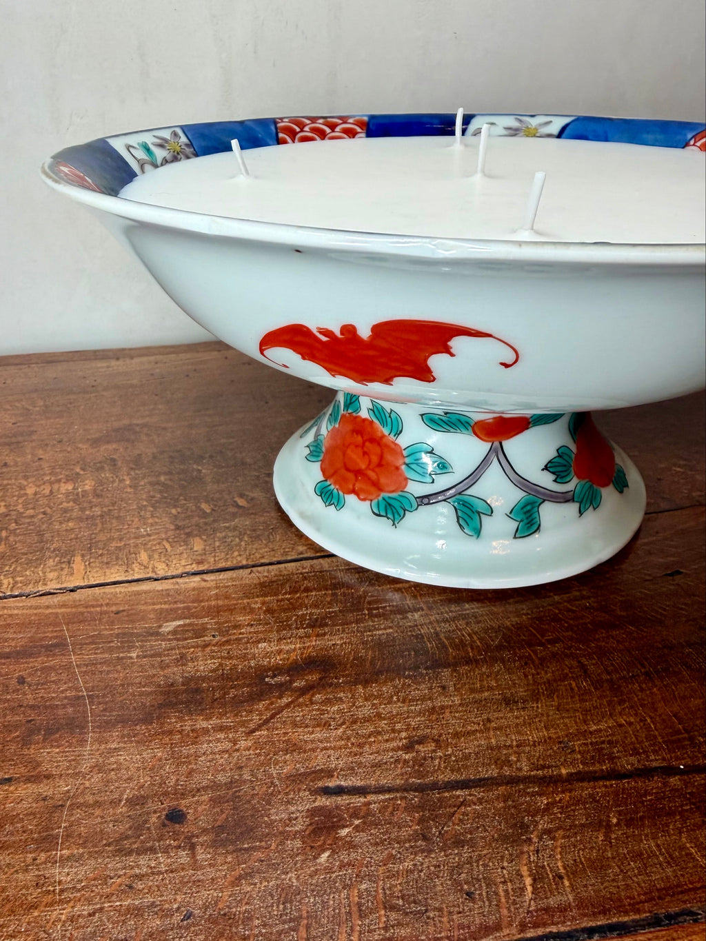 Vintage Footed Imari Bowl