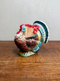 Vintage Relpo Ceramic Turkey Match Holder with Red Matches