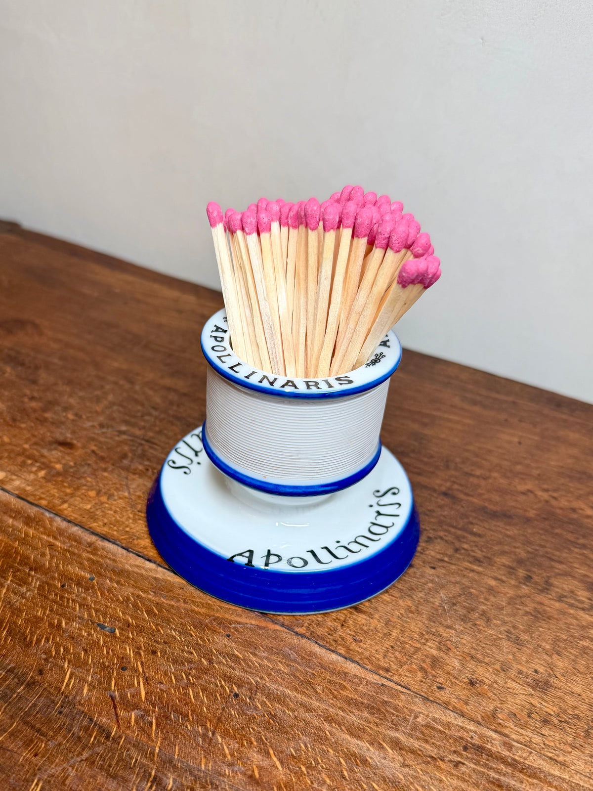 Antique French Apollinaris Match Holder/Striker