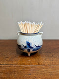 Vintage Delft Miniature Match Holder