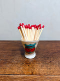 Vintage British Porcelain Demitasse Match Holder