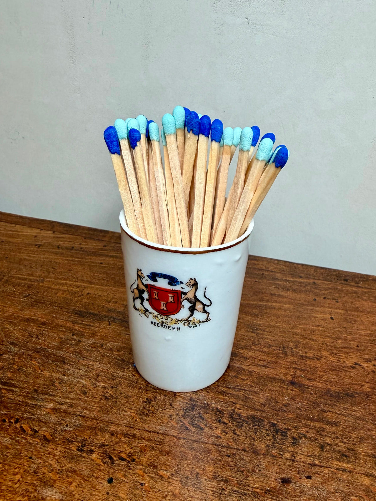 Vintage British Porcelain Demitasse Match Holder