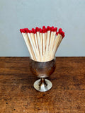 Vintage Silver-Plated Miniature Goblet Match Holder