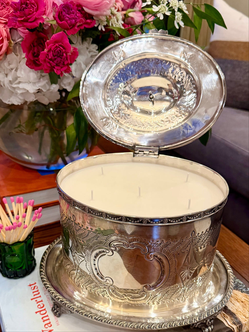 Antique Victorian Silver-Plated Biscuit Barrel
