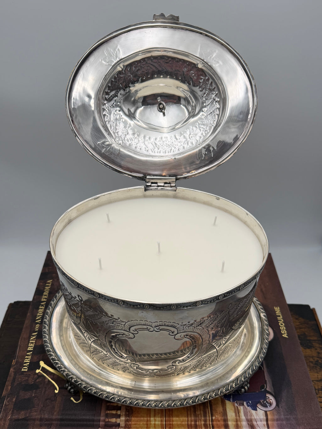 Antique Victorian Silver-Plated Biscuit Barrel