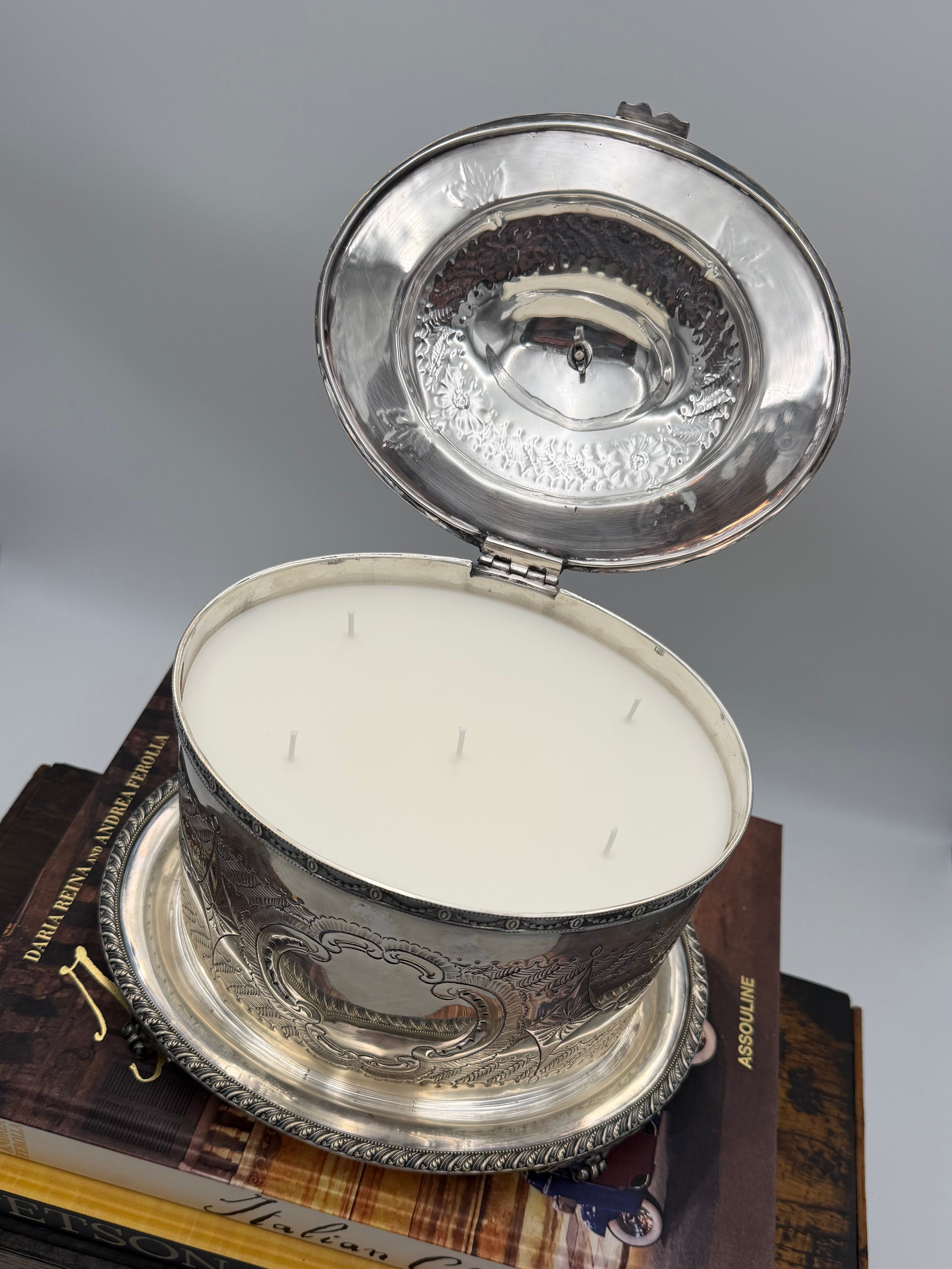 Antique Victorian Silver-Plated Biscuit Barrel