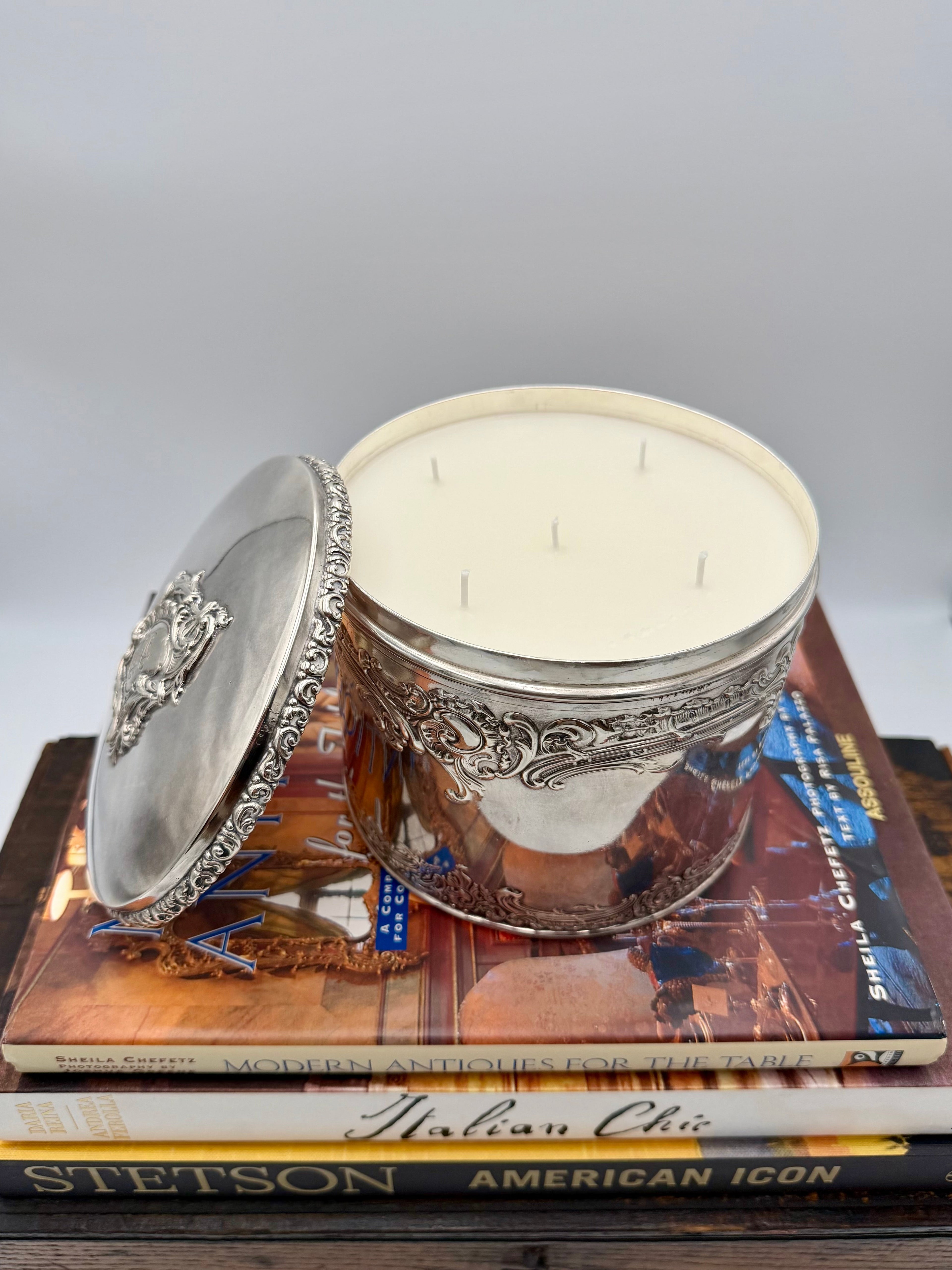 Antique Meridian Large Silver-Plated Round Biscuit Barrel - from the Late 1800's