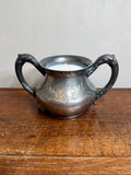 Vintage Wilcox Quadruple-Plated Silver Sugar Bowl