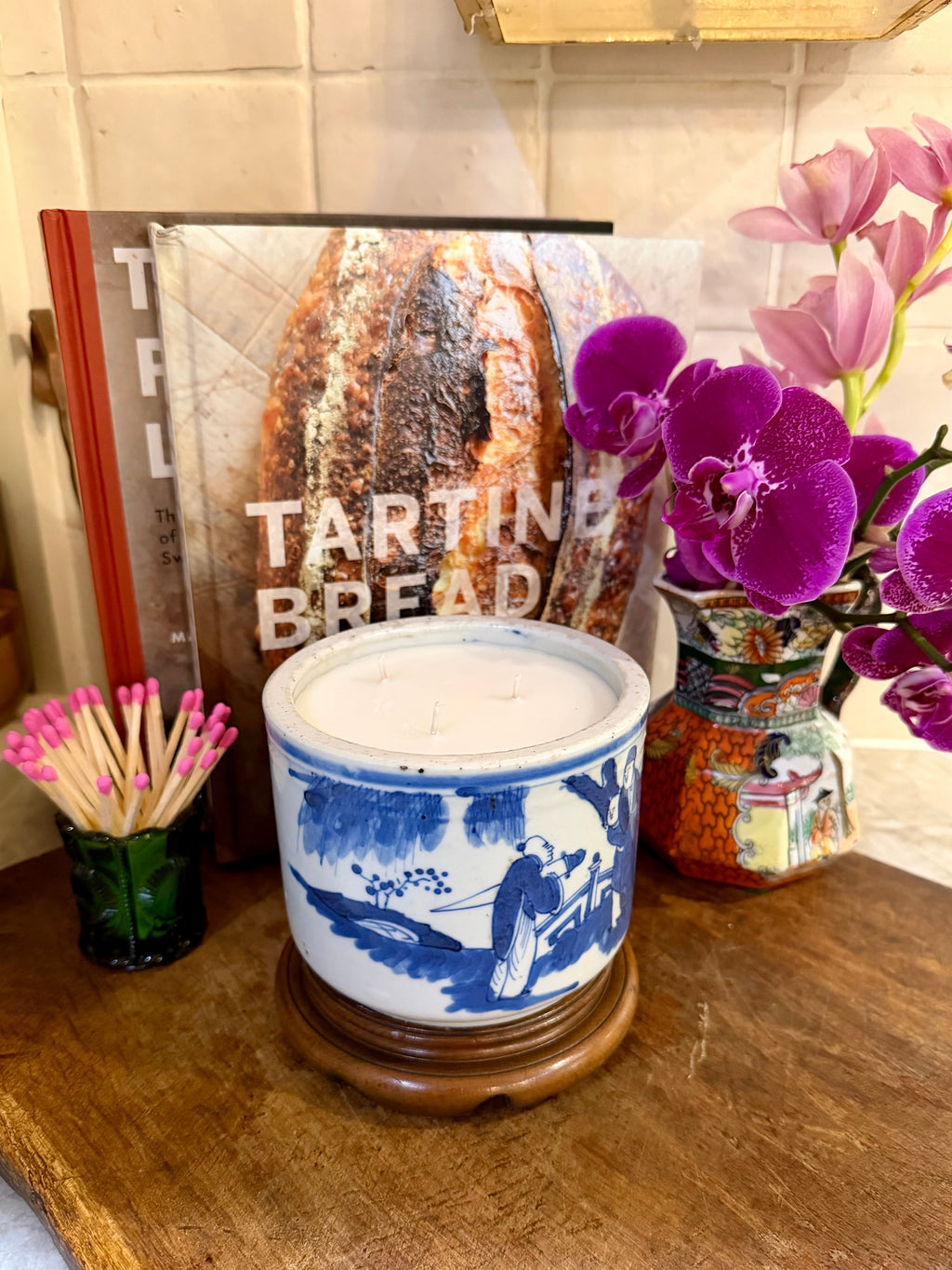 Antique Chinese Blue and White Porcelain Pot