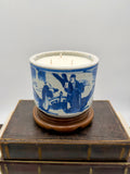 Antique Chinese Blue and White Porcelain Pot