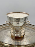 Vintage Silver Plate Footed Ice Bucket