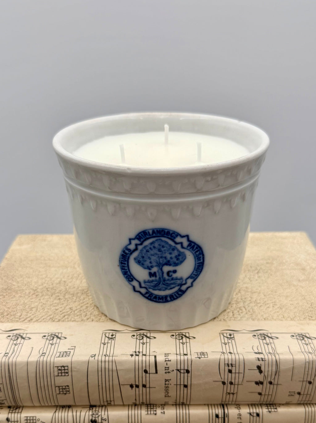 Antique Porcelain Marmalade Pot