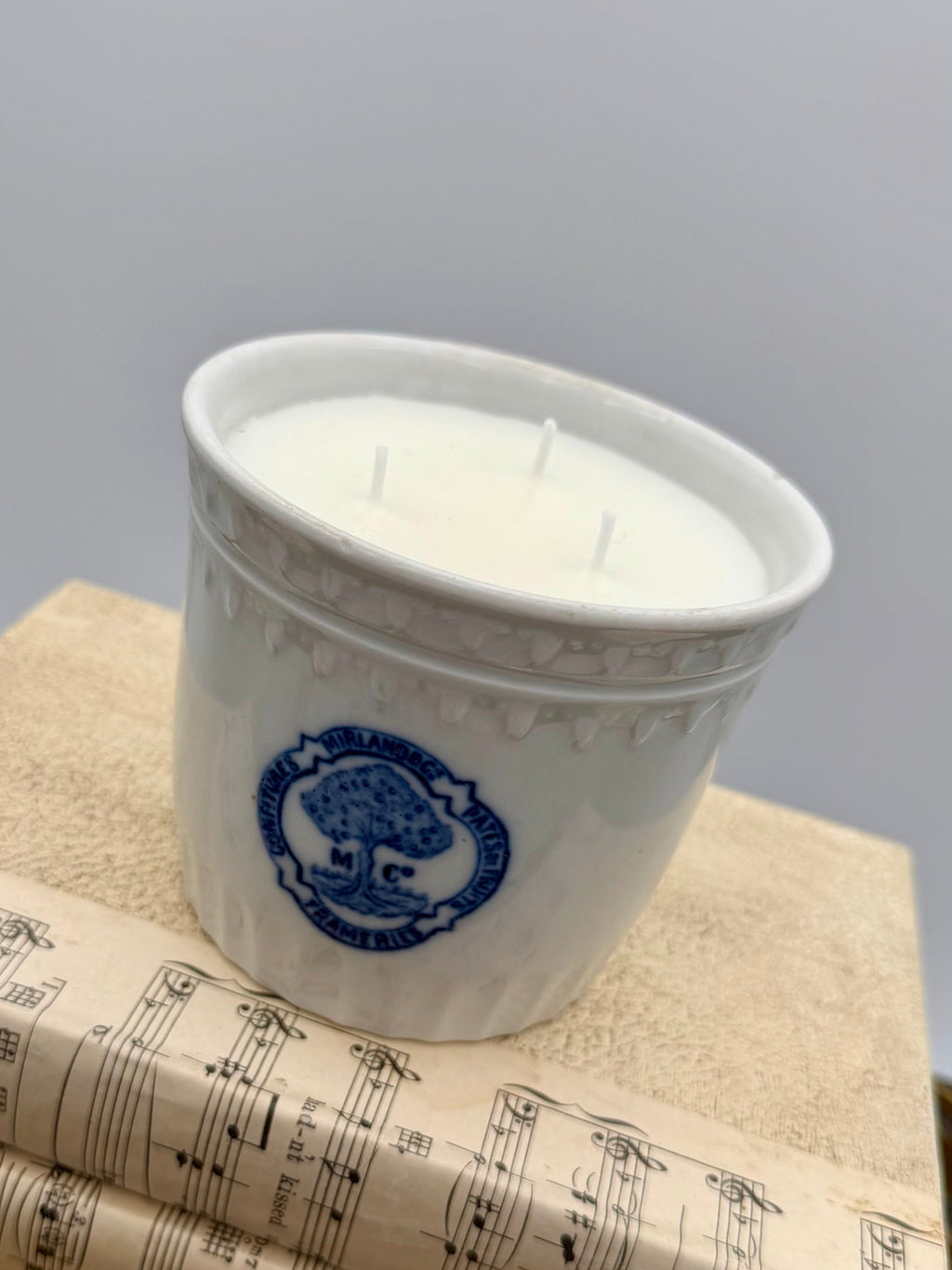 Antique Porcelain Marmalade Pot