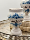 Antique French Delft Apothecary Jar from 1720 - De, Nicot