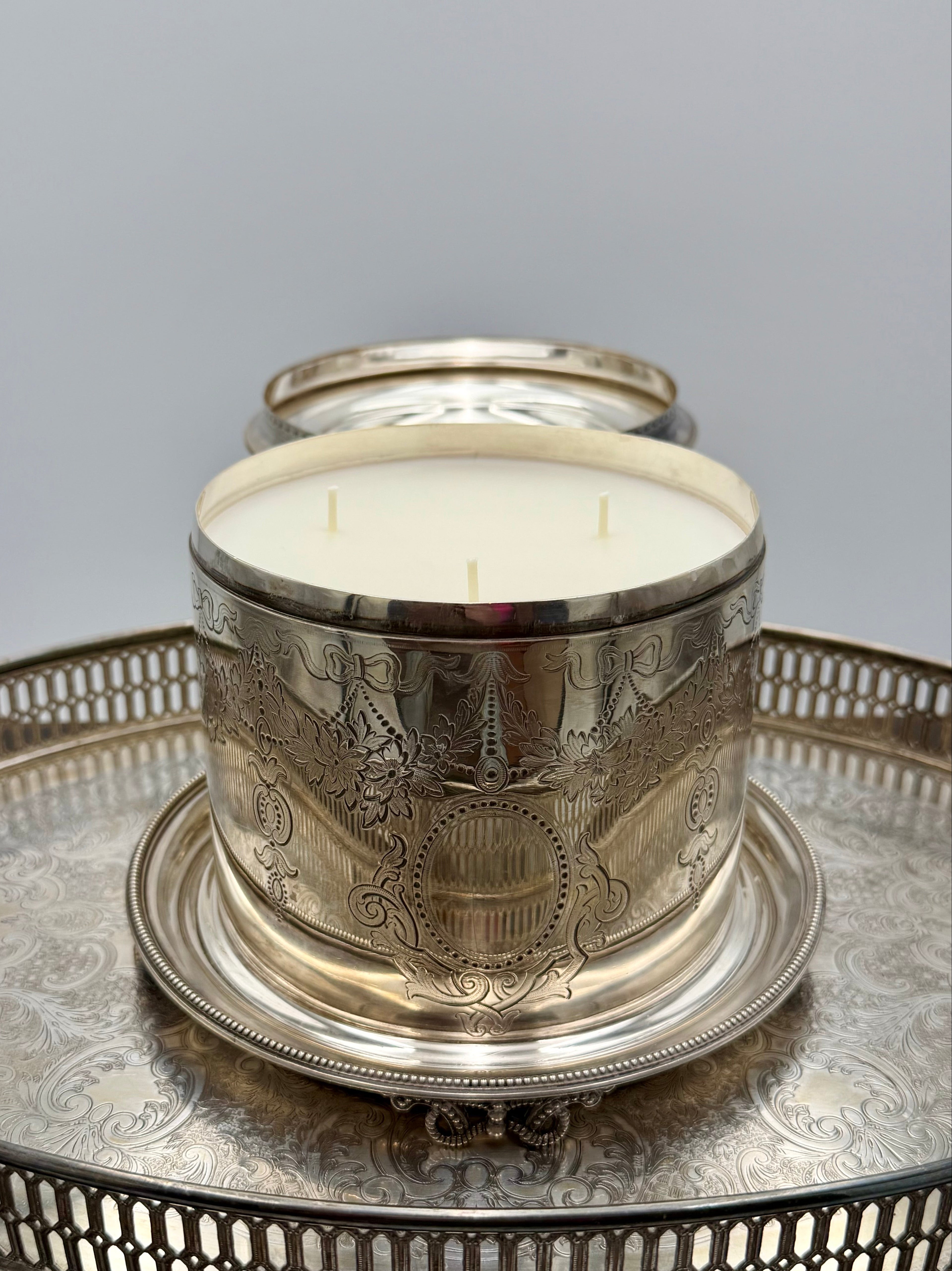 Antique Elkington & Co Silver-Plated Biscuit Barrel