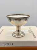 Vintage 1951 Silver-Plated and Silver Soldered Pedestal Bowl Custom Made by the International SilverCo Specifically for Frederick & Nelson