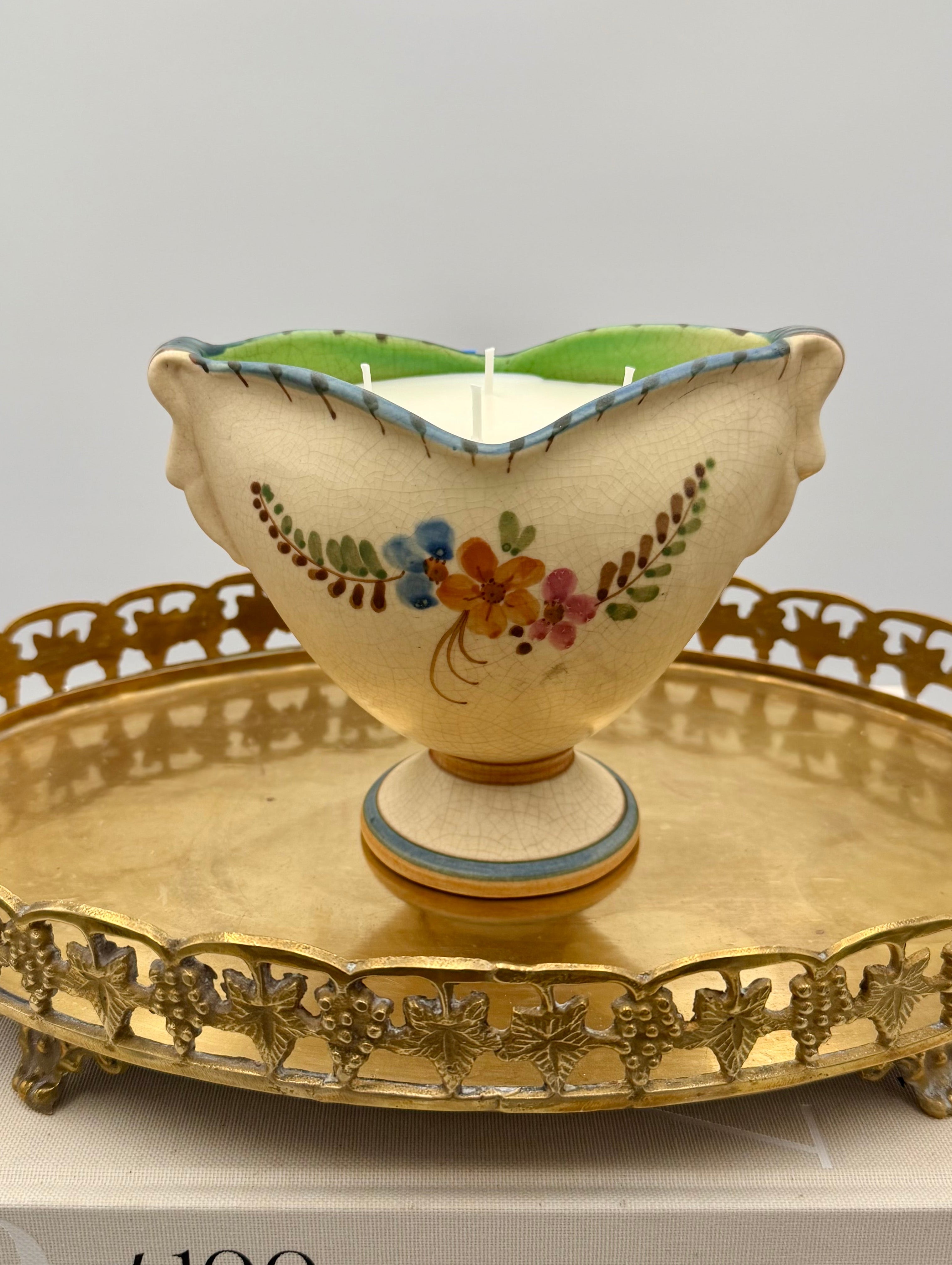 Vintage 1930's Weller Bonito Hand-Painted Vase
