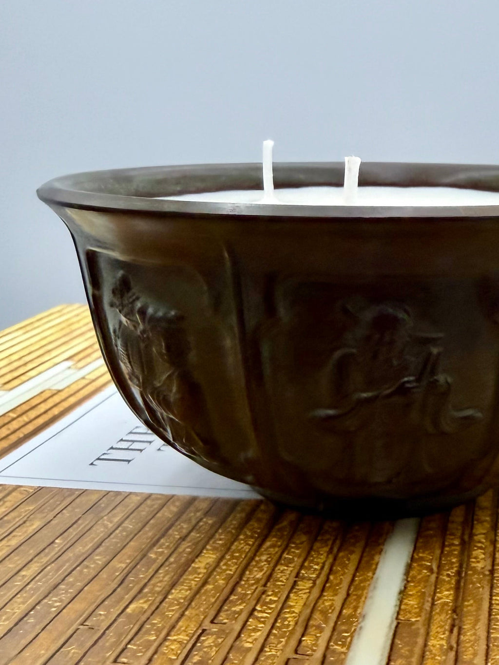 Vintage Bronze Offering Bowl