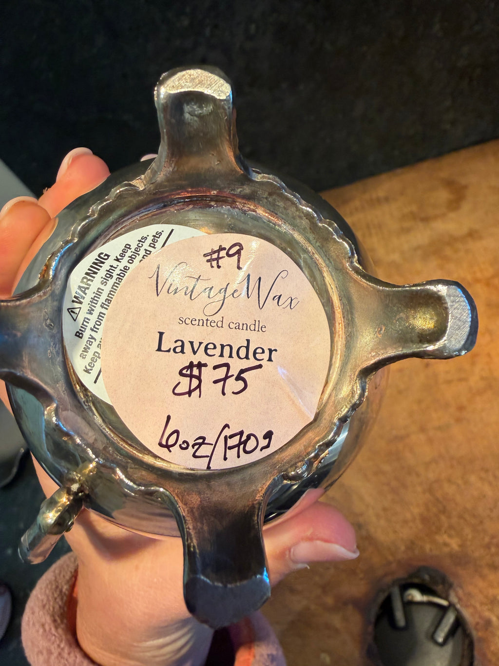 Antique Silver-Plated Creamer