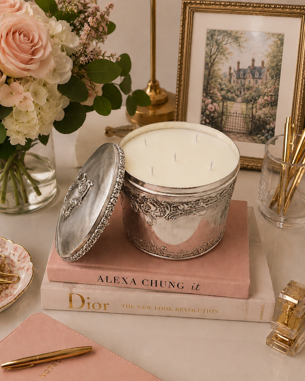Antique Meridian Large Silver-Plated Round Biscuit Barrel - from the Late 1800's