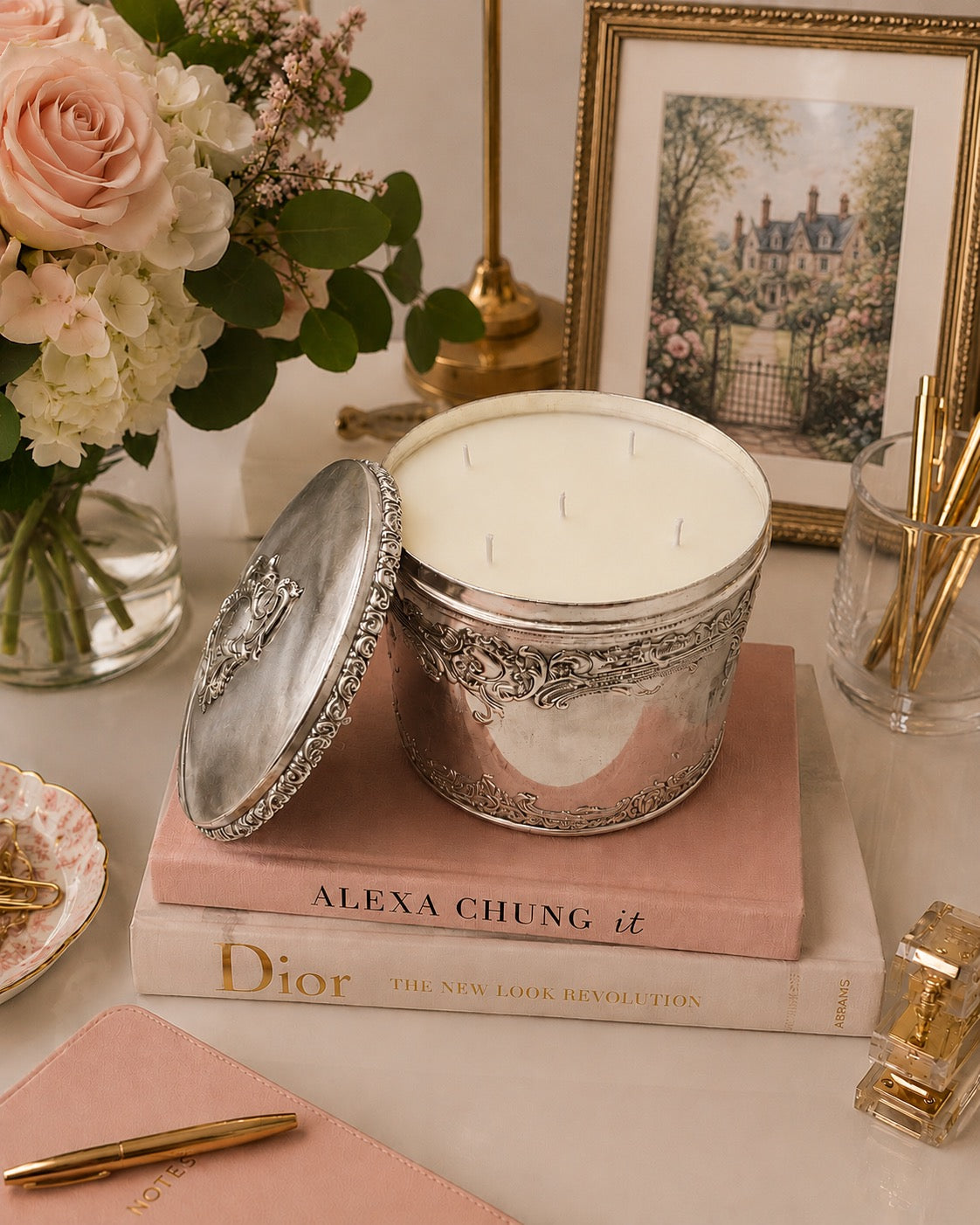 Antique Meridian Large Silver-Plated Round Biscuit Barrel - from the Late 1800's